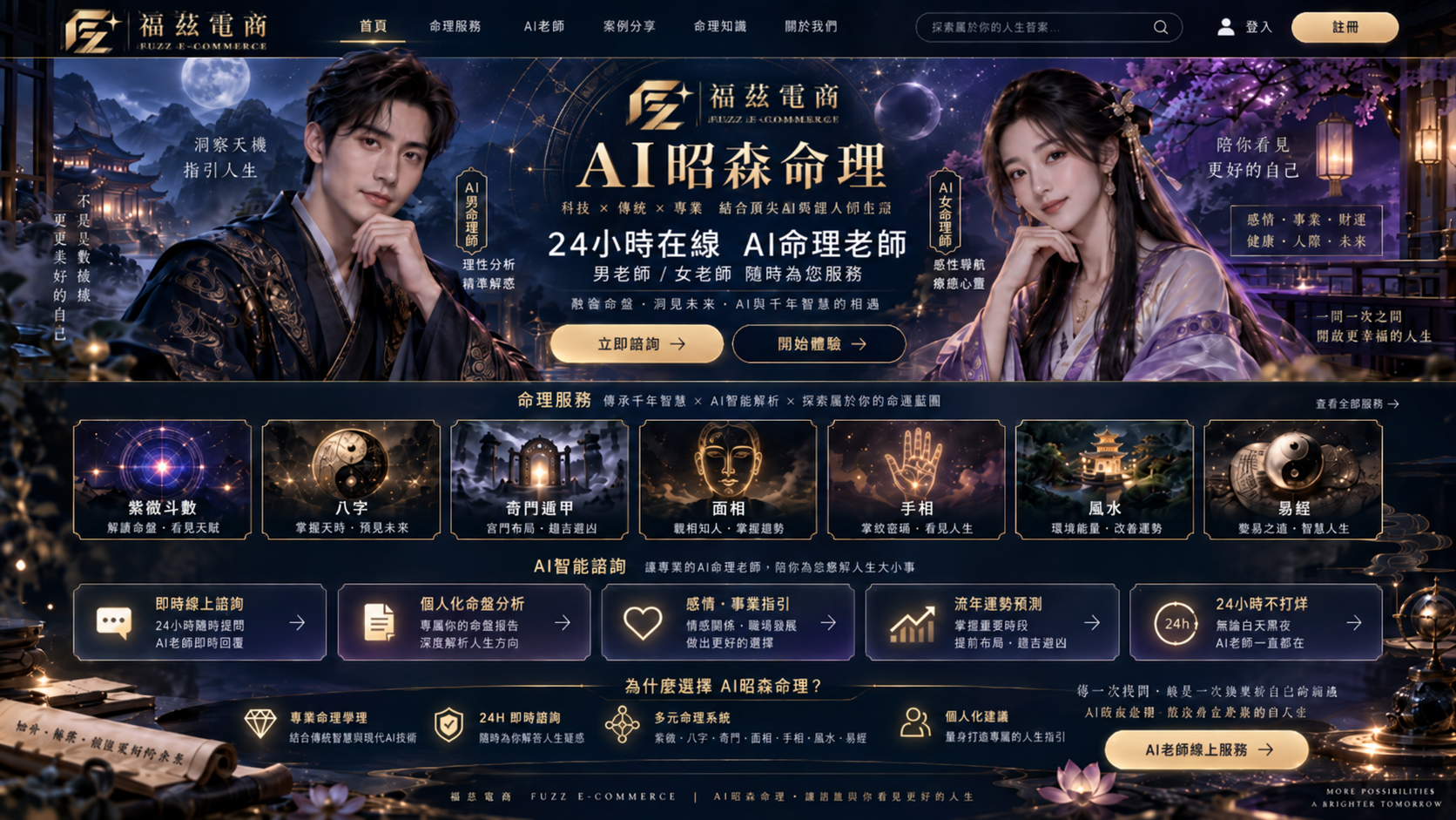 福茲電商 AI昭森命理